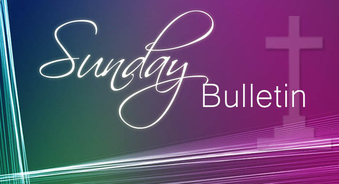 Bulletins for Sunday, April 21, 2024